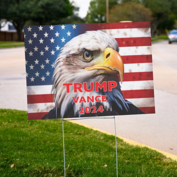 Trump Vance 2024 Yard Sign2