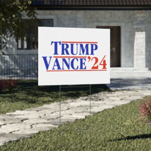 Trump Vance ’24 Retro Yard Sign USA