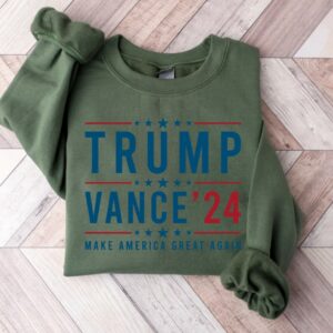 Trump Vance 24 Shirt, Trump 2024 Sweatshirt, President Trump, Republican Shirt, Republican Gifts Support Trump Shirt, American Flag Shirt1