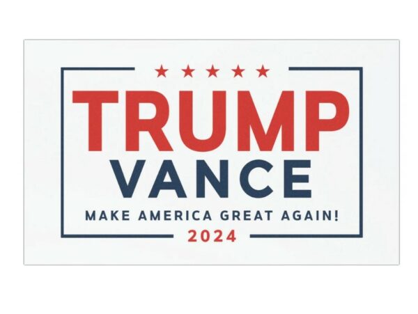 Trump Vance Car Magnet MAGA 2024 Truck RV, Political Bumper Sticker, Vehicle Decal Sign, Patriotic Fridge Magnet, Conservative, - 7.5x4.51