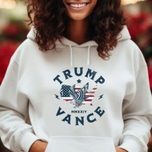 Trump Vance Election 2024 Hoodie, Trump Vance Eagle Flag Hoodie, Trump Felon America Hoodie, Trump Wanted For President Hoodie ,1