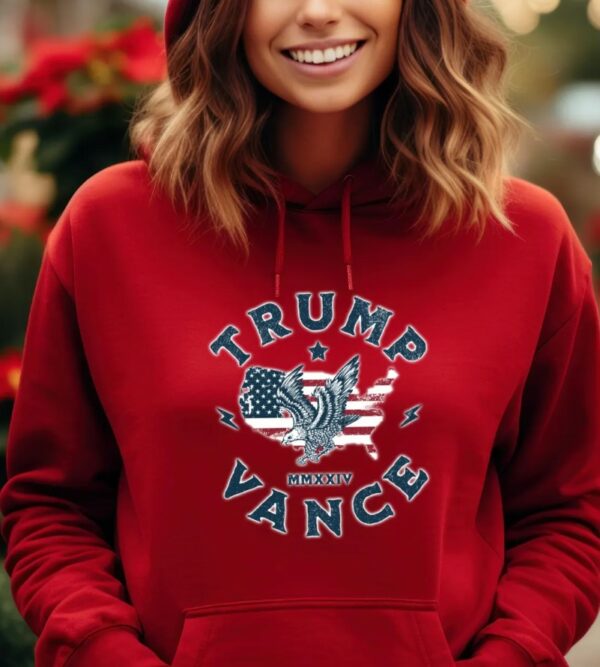 Trump Vance Election 2024 Hoodie, Trump Vance Eagle Flag Hoodie, Trump Felon America Hoodie, Trump Wanted For President Hoodie ,3