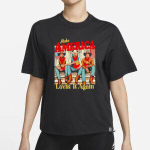 Trump Vance Elon fries make America lovin’ it again 2024 T Shirts1