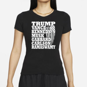 Trump Vance Kennedy Musk Gabbard Carlson Ramaswamy Shirt, Save America 2024 Comfort Colors