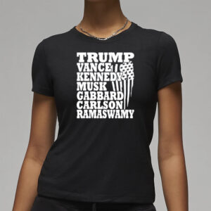 Trump Vance Kennedy Musk Gabbard Carlson Ramaswamy Shirt, Save America 2024 Comfort Colors3