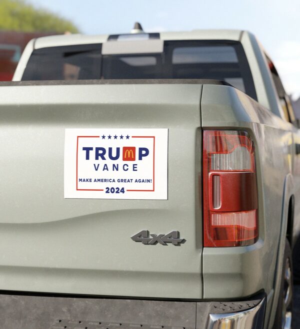 Trump Vance MAGADonald’s Car Magnet