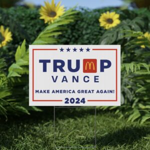 Trump Vance MAGADonald’s Yard Sign USA