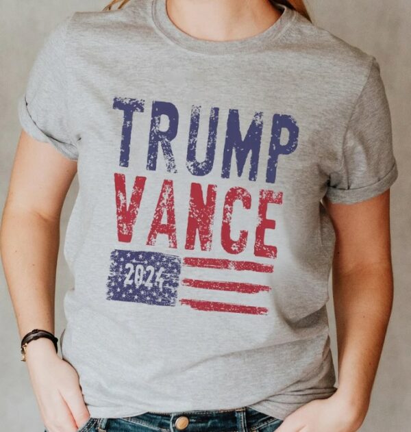 Trump Vance Shirt, Trump Shirt, American Flag Shirt, Pro America Shirt, Trump Vance 2024 Shirt, Trump Fight Shirt3