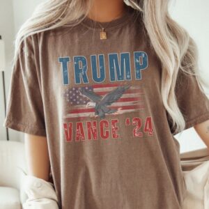 Trump Vance Shirt, Trump Vance 2024 Shirt, Trump 2024 Shirt, American Flag Shirt, Trump Vance Flag Shirt, Patriotism Shirt, Republican Tee3