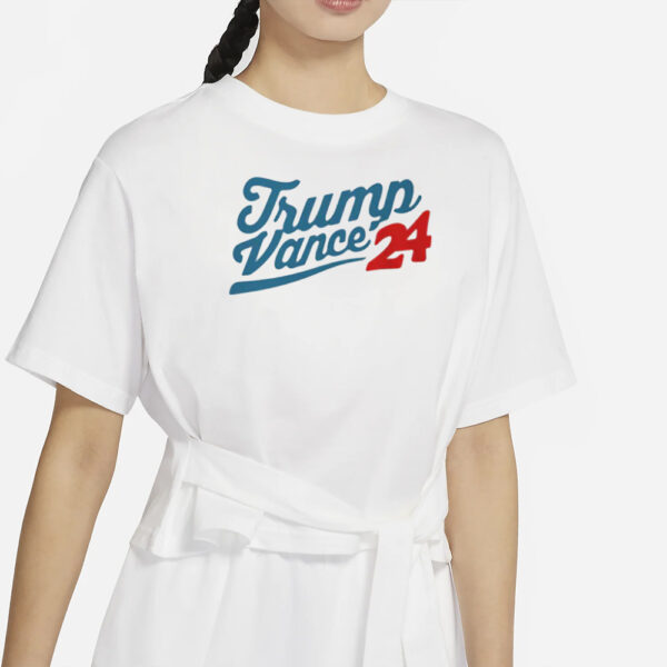 Trump Vance Varsity T-Shirt - White