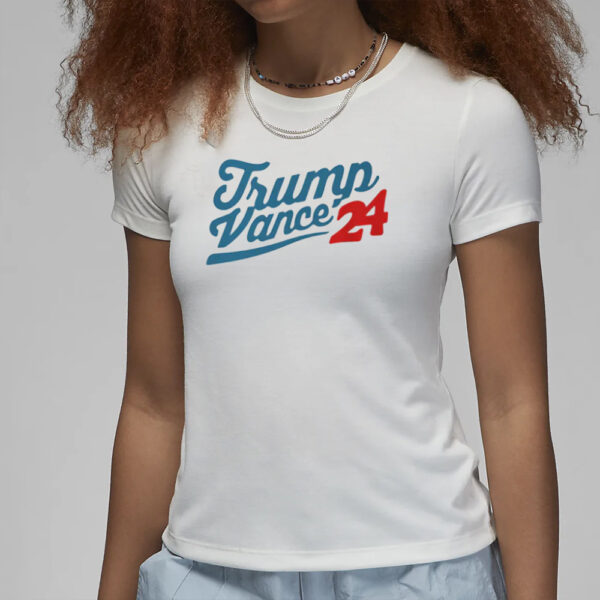 Trump Vance Varsity T-Shirt - White3