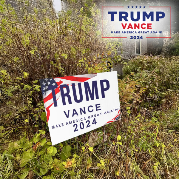 Trump Vance Yard Sign, US President, Trump lawn sign