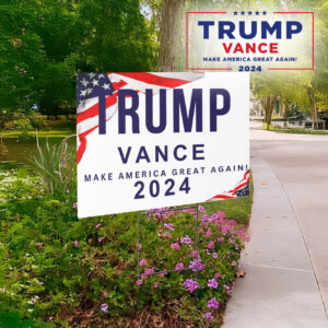 Trump Vance Yard Sign, US President, Trump lawn sign1