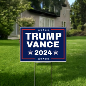 Trump Vance Yard Sign USA