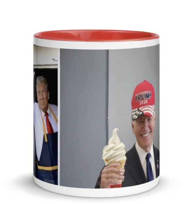 Trump Working Fast Food Coffee Mugs