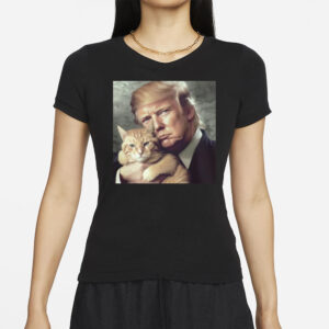 Trump and Cat Tank Top, Funny Political Tank, Shirt Gift for Conservative Cat Lover, Republican Cat Tank