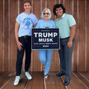 Trump and Elon Musk Make America Great Again Yard Signs