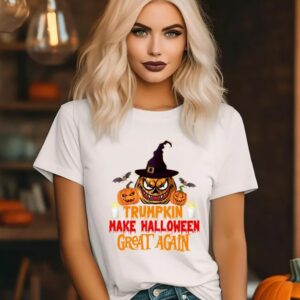 Trumpkin Make Halloween Great Again, Trump Halloween Funny Shirt Sweatshirt and Hoodie, Trump Vance Halloween, Spooky Pumpkin Shirt Gift