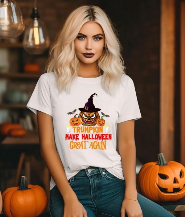 Trumpkin Make Halloween Great Again, Trump Vance Halloween, Trump Halloween Funny Shirt Sweatshirt and Hoodie, Spooky Pumpkin Shirt Gift1