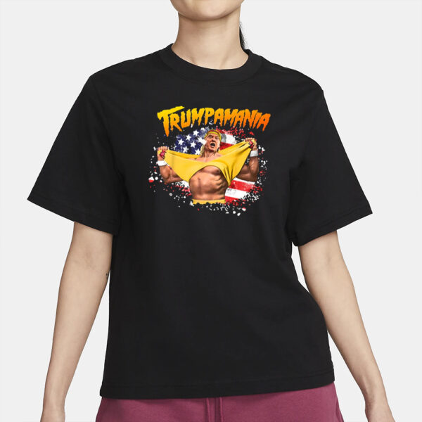 Trumpmania Wrestling Meme 2024 Shirt, Trumpamania Hulk Hogan Style T-Shirts2