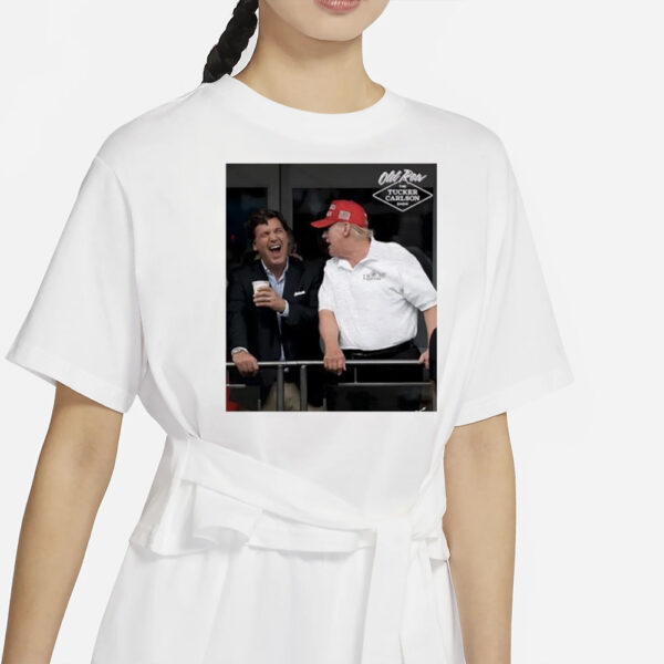 Tucker x Trump Party poster T-shirts