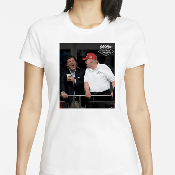 Tucker x Trump Party poster T-shirts1