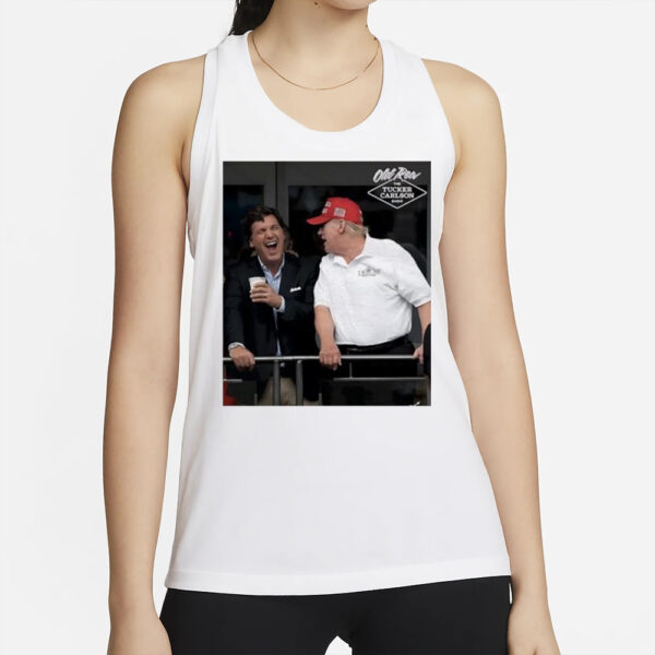 Tucker x Trump Party poster T-shirts2