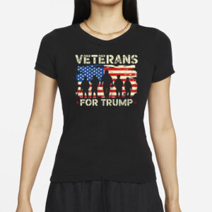 Veterans For Trump US Veteran Army T-Shirt