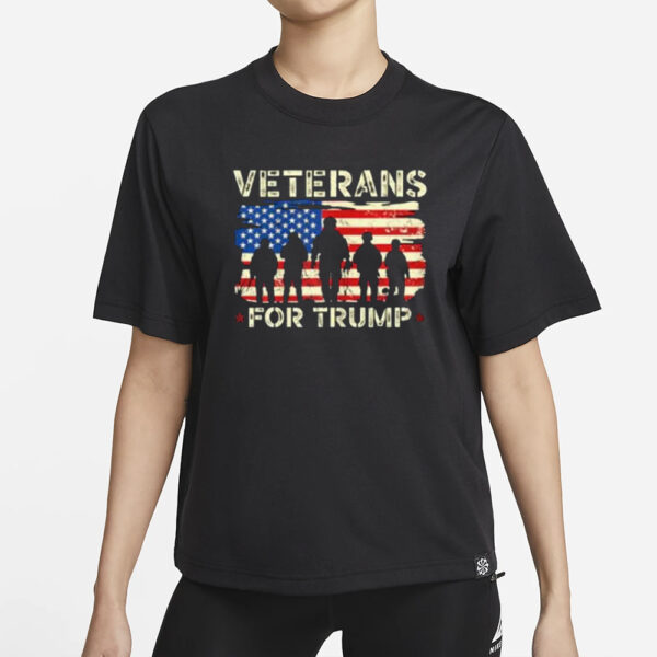 Veterans For Trump US Veteran Army T-Shirt1