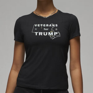 Veterans for Trump T-Shirt, Massachusetts for Trump, Military Camo Unisex Jersey Short Sleeve Tee3