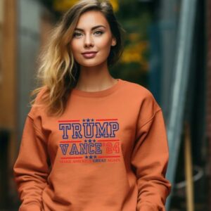 Vice President Vance JD Vance 2024 Sweatshirt, Trump Vance for His and Her, Trump for President Hoodie, Political Trump 'Merica Back Again3