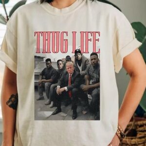 Viral Thug Life Trump Shirt, Donald Trump Thug Life Shirt, Funny Trump 2024 Shirt, Donald Trump, Sarcastic Donald Trump Shirt, 2024 election2