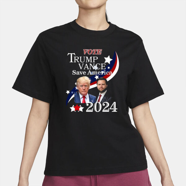 Vote Trump Vance 2024 Save America T-Shirts2