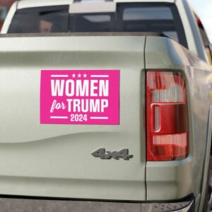 Women For Trump 2024 Car Magnet, Trump 47 Bumper Magnet, Republican 2024 Presidential Election, Bumper Sticker, Car Accessories1