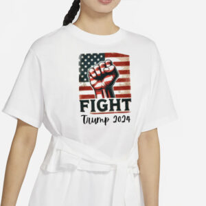 Women's Donald Trump 2024 Tank Top, Fight Trump 2024 Tank Top, Trump Tank Top, Fight Racerback Tank Top, Assassination Attempt MAGA Shirt