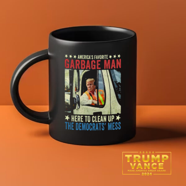 America's Favorite Garbage Man Mug, Trump Mug1