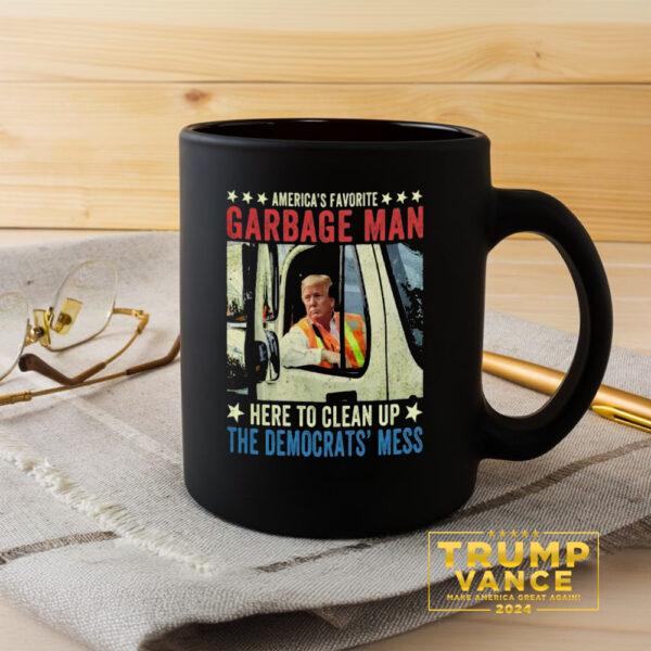 America's Favorite Garbage Man Mug, Trump Mug3