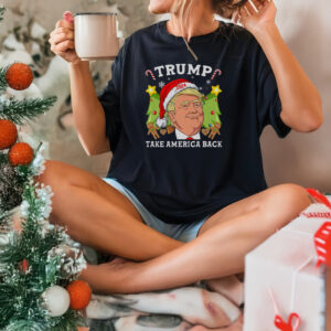 Awesome Donald Trump Santa Hat Take America Back T-Shirts