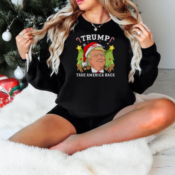 Awesome Donald Trump Santa Hat Take America Back T-Shirts1