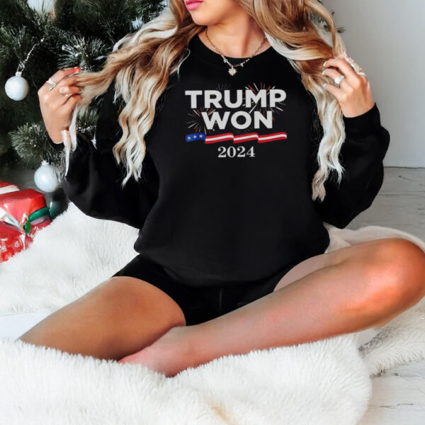 Awesome Trump Won Again 2024 T-Shirts1