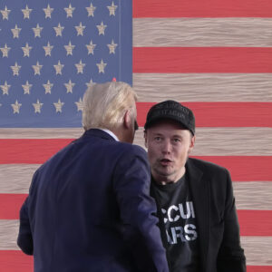 Black elon maga hat cap