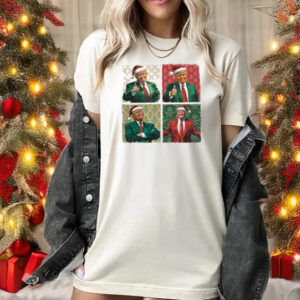 Boho Christmas Trump Shirt, Happy Holidays Shirts1