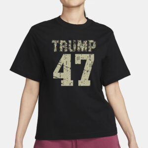 Camo Trump 47 T-Shirt