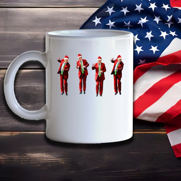 Christmas Republican Mug, Trump Dance Christmas Mugs1