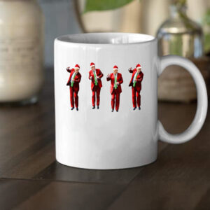 Christmas Republican Mug, Trump Dance Christmas Mugs2