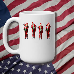 Christmas Republican Mug, Trump Dance Christmas Mugs3