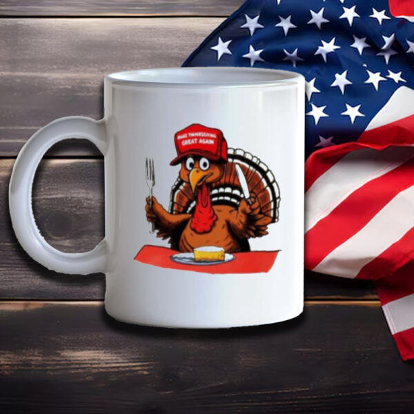 Conservativeant Make Thanksgiving Great Again Trump Turkey Mug1