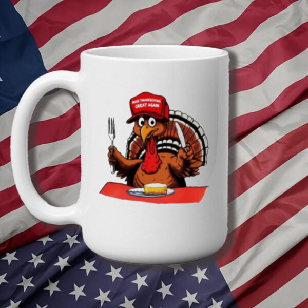 Conservativeant Make Thanksgiving Great Again Trump Turkey Mug3