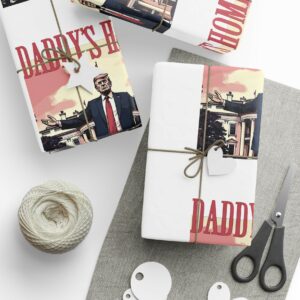 Daddys Home White House Wrapping PaperS