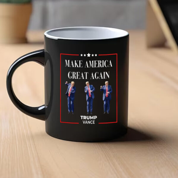 Dancing Trump Vance Mug, Funny Trump Mug